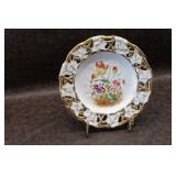 German Carl Tielsch Altwasser Hand Painted Plate