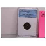 1790 Colonial America Duit VOC Authenticated