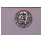 1958 P Franklin Half Dollar Coin