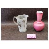 Vintage Vase and Pitcher