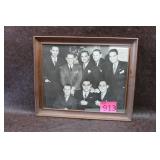 1940s-50s Black & White Business Meeting Portrait