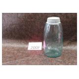 Antique Root Mason Jar with Metal Lid