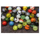 Lot of Vintage Glass Marbles