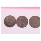 1745, 1756, 1765 Dutch VOC Duits "Pennies"