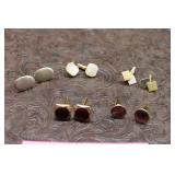 Six Sets of Vintage Cuff Links