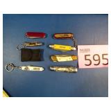 Vintage Collection of Various Pin Knives