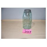 Large Mason Jar with Metal Lid