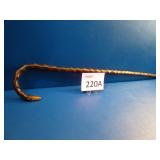 Irish Crook Handled Shepherds Cane