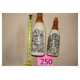 Old Lager Jug, Two Early C. Moerlein Bottles