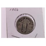 1926 Standing Liberty Silver Quarter Coin