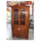 Nice Traditional Wood Corner Cabinet