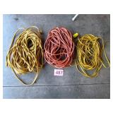 Three Heavy Duty Long Extension Cords