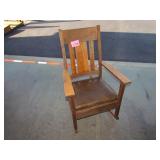 Classic Mission Arts & Crafts Oak Rocker