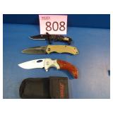 Frost, Camillus & USA Fury Lock Blade Knives