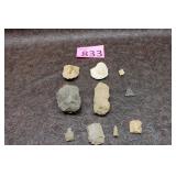 Ten Small to Large Arrowheads