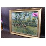 Stanley M. Long Watercolor Framed Print