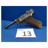 German Luger 9mm Semi Auto Pistol