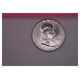 1958 P Franklin Half Dollar Coin