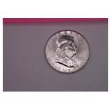 1958 P Franklin Half Dollar Coin