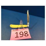 Case Yellow Slimline Trapper Knife