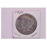 1924 PA Peace Silver Dollar Coin