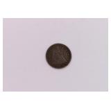1854 Seated Liberty Half Dime Coin