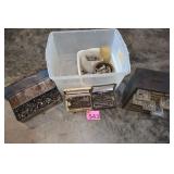 Nut and Bolt Lot with Drill Bits