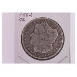 1882 CC Morgan Silver Dollar Coin