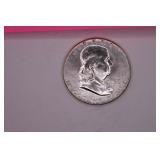 1958 P Franklin Half Dollar Coin