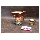 Two Royal Doulton Old Charley Character Mugs.