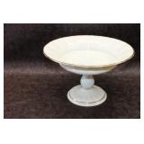 Lenox Ivory Porcelain Pedestal Compote Bowl
