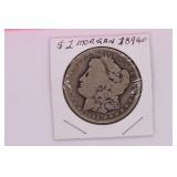 1894 O Morgan Silver Dollar Coin