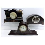 3 Vintage Mantel Clocks  Repair/Restore