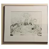 Corporate Boardroom Cartoon Print