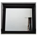 Large Carved Wood Framed Wall Mirror