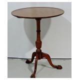 Antique Tilt-Top Pedestal Table 28'