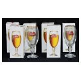 6 Stella Artois Beer Chalices in Boxes