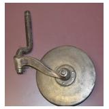 Antique P.M.38 Cast Iron Hand Crank Grinder