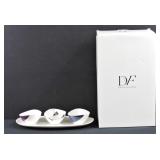 DVF Porcelain Bowl & Tray Set  Boxed
