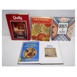 Lot of 5 Quilting & Embroidery Books