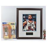 Raptors Framed Stoudamire + NBA Figures