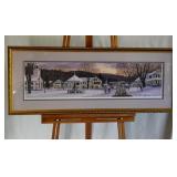 Winter Village Scene  William Breedon Print