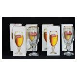 6 Stella Artois Beer Chalices in Boxes
