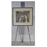 Stan Lewis 'The Heritage' A/P Woodblock Print