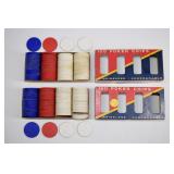 Vintage Poker Chips Sets (2)