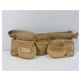 Mastercraft Leather Tool Belt Dual Pouch System