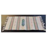 Chimayo Style Handwoven Wool Mat