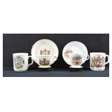 Royal Commemorative China & Scotland Mug Lot