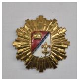Vintage Heraldic Crest Brooch