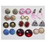 10 Pc Vintage Style Earrings Lot